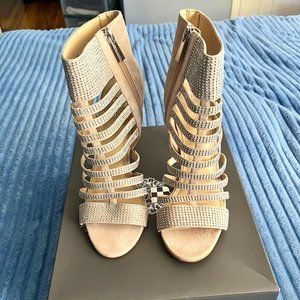 Vince Camuto Katal Gladiator Evening Sandal, Sandbar, Size 9M